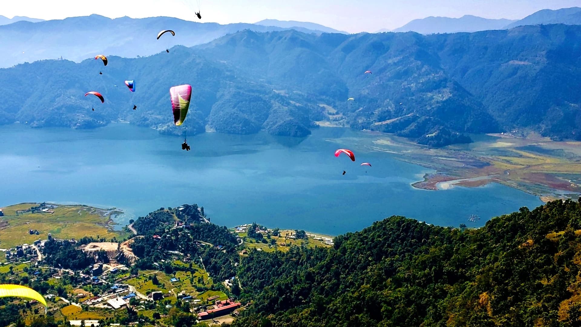 Paragliding in Pokhara