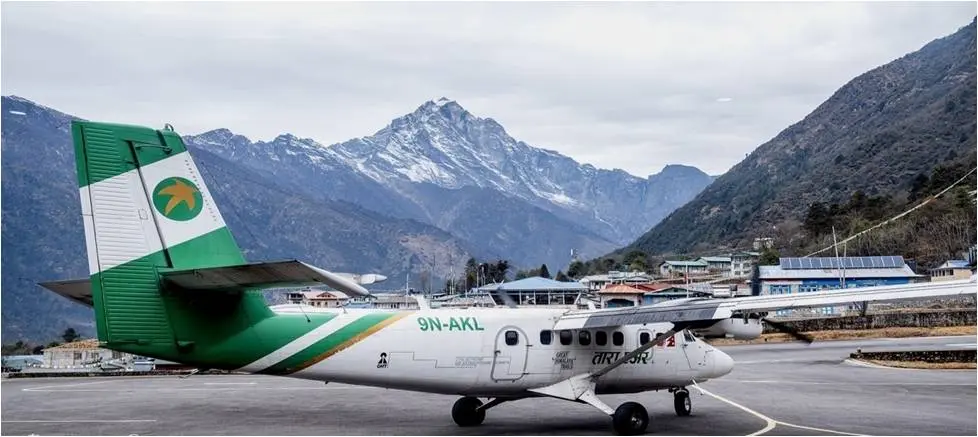 Airplane lukla flight