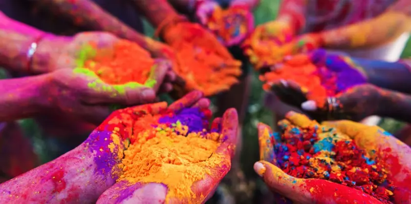 holi colors